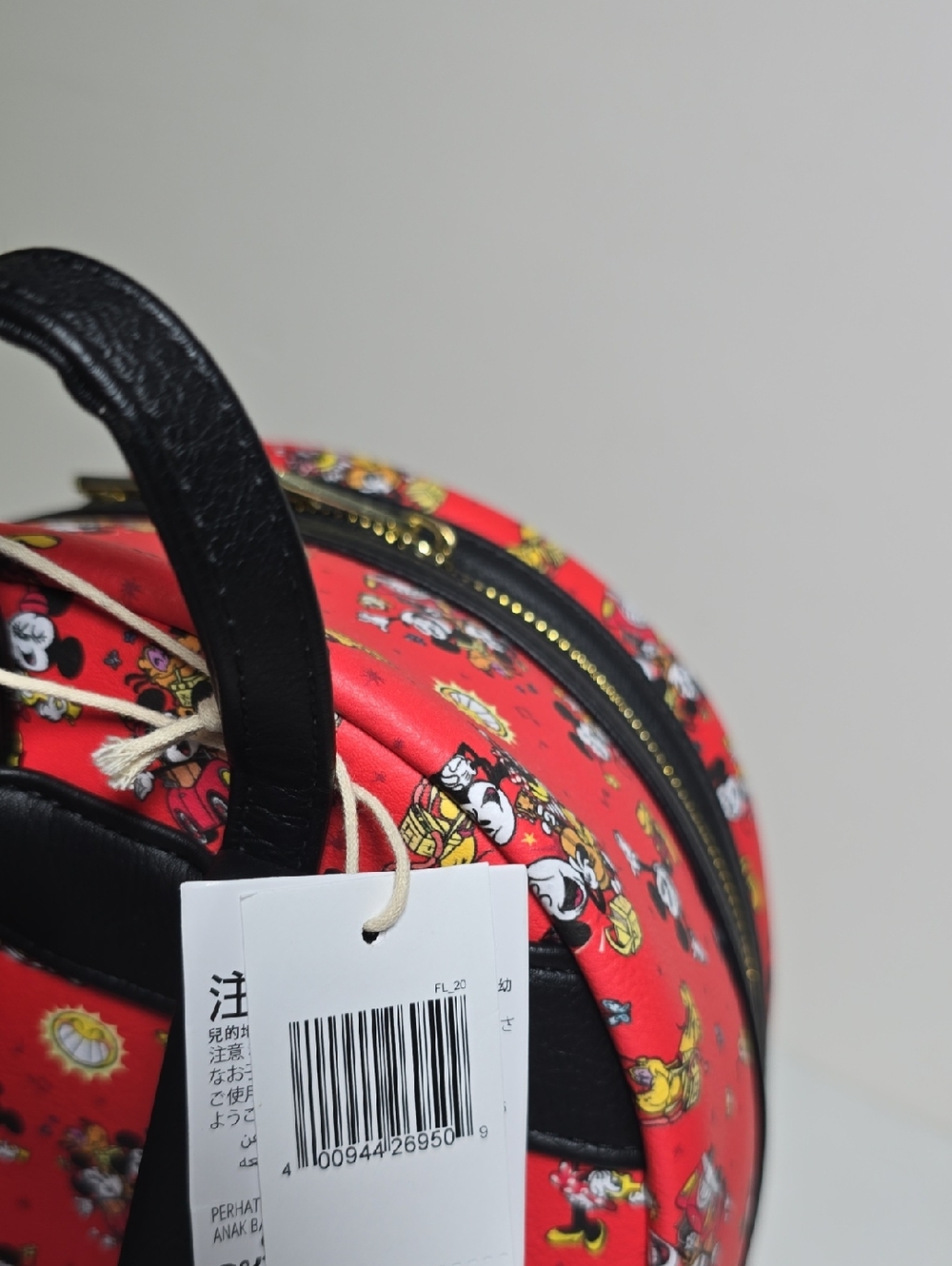 Disney Parks Loungefly Mickey Minnie Pluto Mini Backpack NWT - Picture 6 of 6